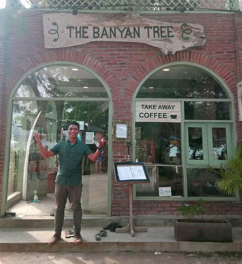 The Banyan Tree, one the most popular vegetarian restaurants on Gili Trawangan